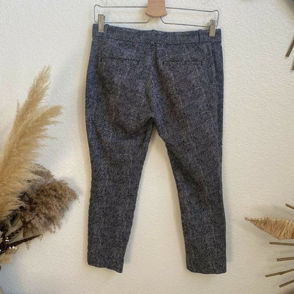 Gap Black & White Patterned Skinny Ankle Pants size 8 - Picture 2 of 8